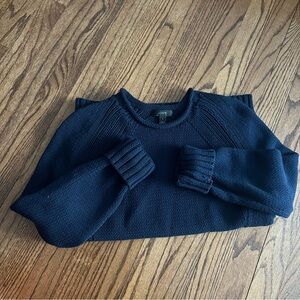 J. Crew Navy Crew Neck Sweater